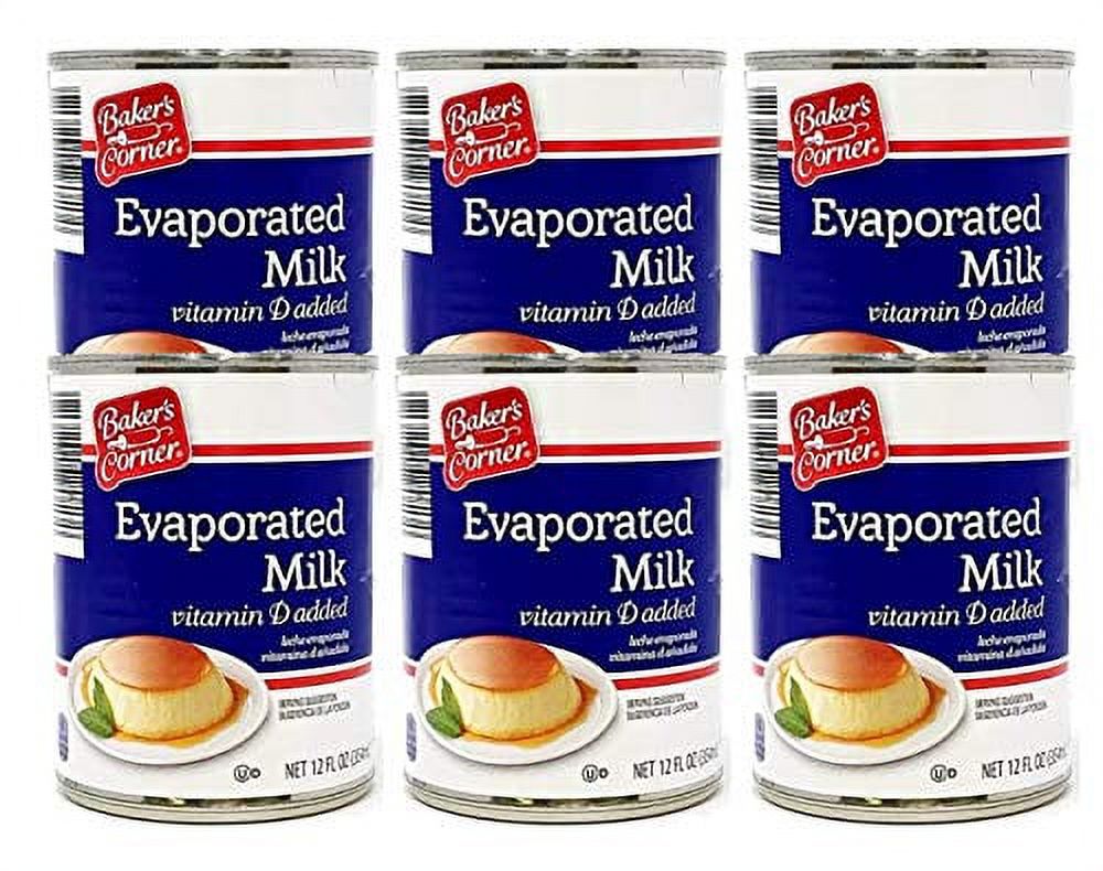 Evaporated Milk with D Added Canned Milk 6 Cans (12 oz)