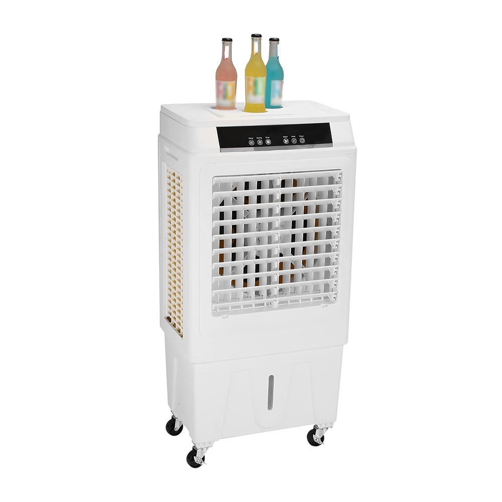 Evaporative Air Cooler,120W 3100CFM Swamp Cooler with, Remote Control, 9 Gal Water Tank,12H
