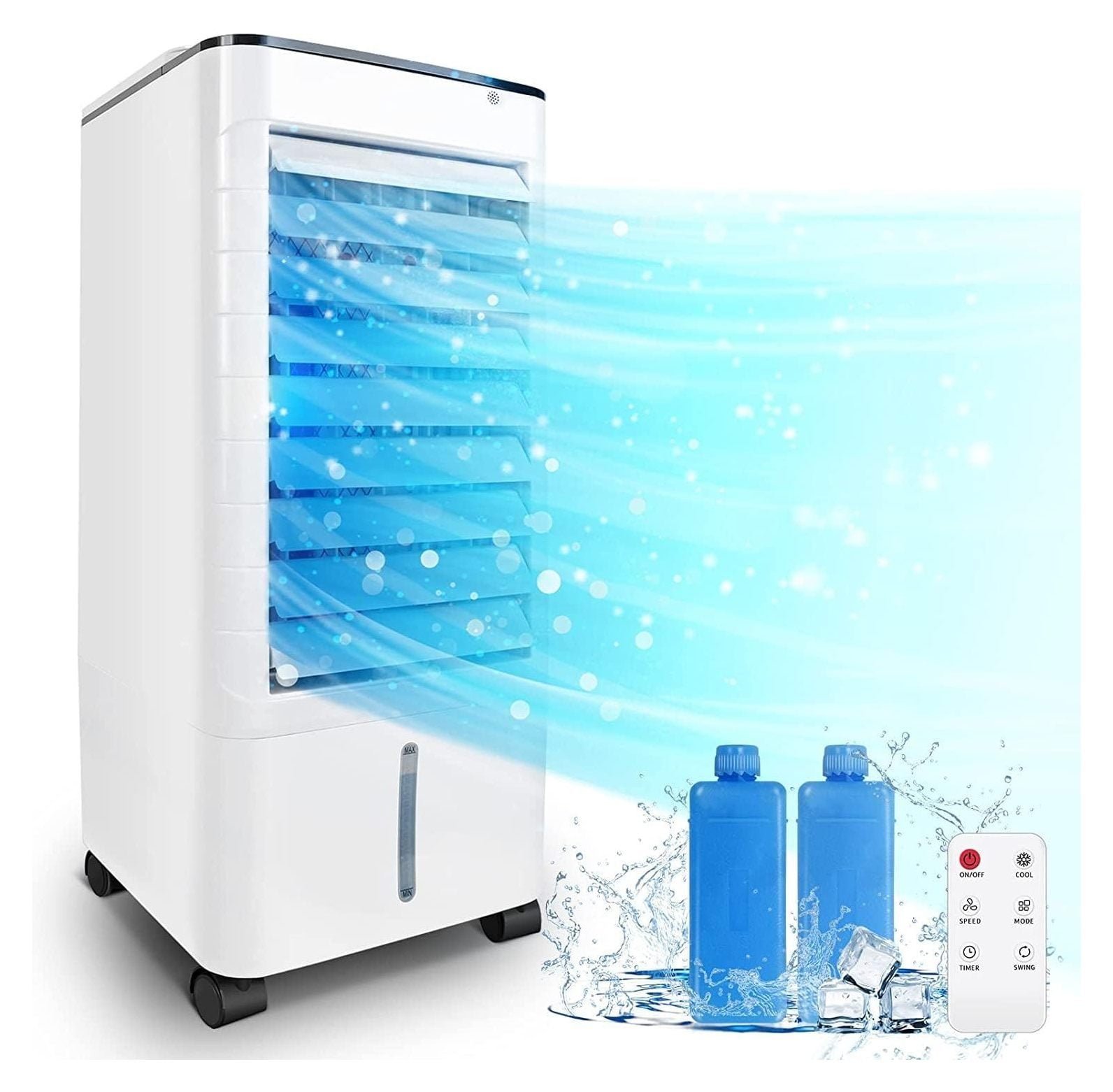 Evaporative Air Cooler, 3IN1 Windowless Portable Air Conditioner