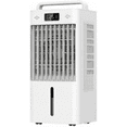 thumbnail image 1 of Evaporative Air Cooler Fan,Portable Air Conditioners w/10L (2.6 Gal) Water Tank, Touch Screen & Remote Control, 3 Speeds & 3 Modes, LED Display, Ice Packs & Casters Included, for Bedroom, Office, 1 of 7