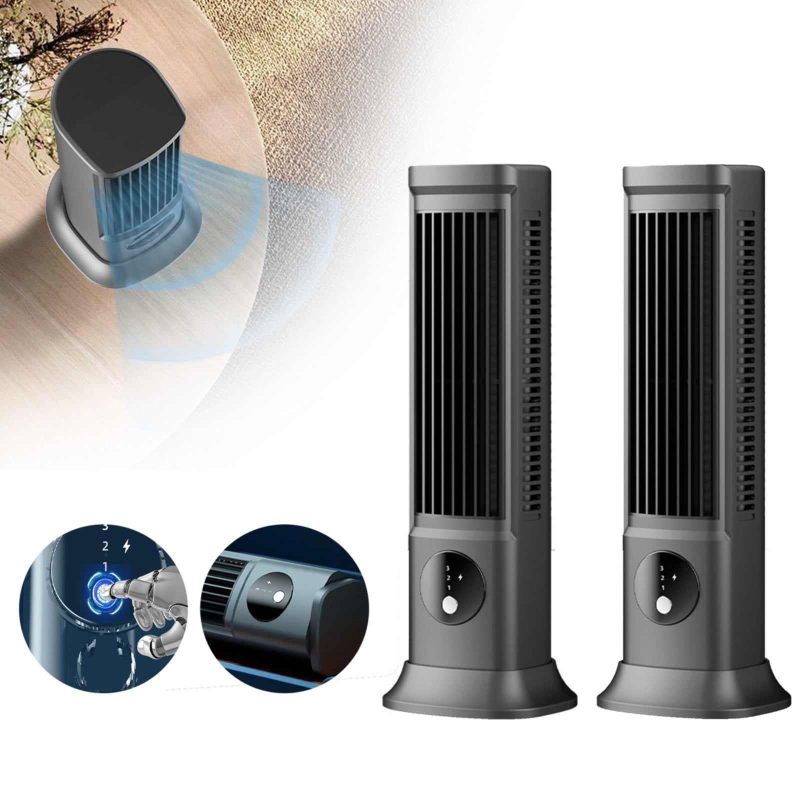 Evaporative Air Cooler, Plastic Black Air Cooler, Air Conditioning