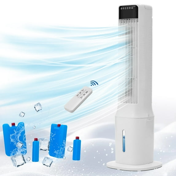 41" Evaporative Air Cooler with Remote, Portable Air Conditioner with 3 Modes,Quiet Evaporative Cooler 120° Sweep, Cooling Fan Equipped 24H Timing