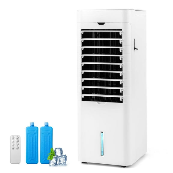 Evaporative Air Cooler and Heater with 3 Modes 3 Speeds and 2 Ice Boxes