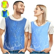 Evaporative Cooling Vest for Men Women - Body Cool PVA Water Active Ice Cold Vest for MS Cycling Hot Weather