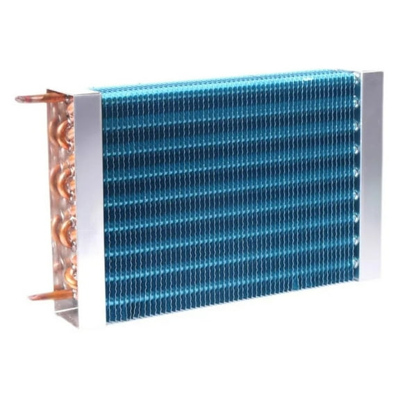 Evaporator Refrigeration Plate Freezer, Refrigerator Condenser Copper Tube Fins 2*4*260MM