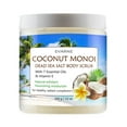 Evarne Coconut Monoi Dead Sea Salt Body Scrub with 7 Essential Oils and