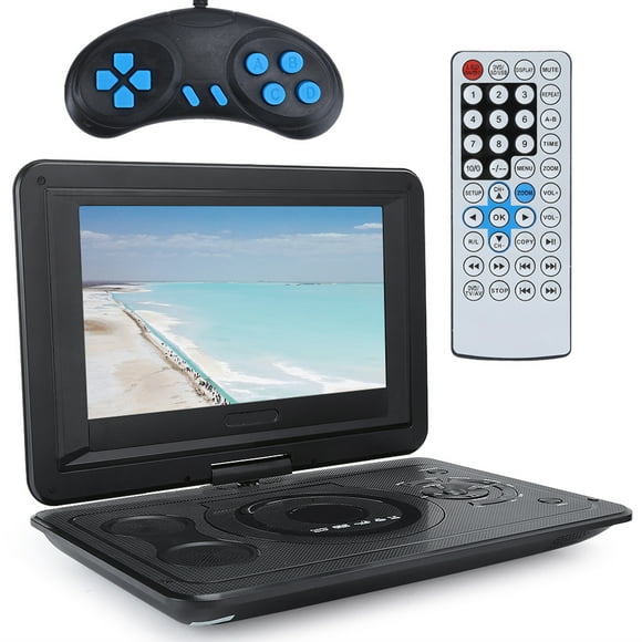Evd Player,13.9 Inch Lcd Display Portable Dvd With Tv//Usb/Game Function 100240Vus Plug, Speakers, Sync Tv, Support Sd Card/Usb/Disc Regions Free