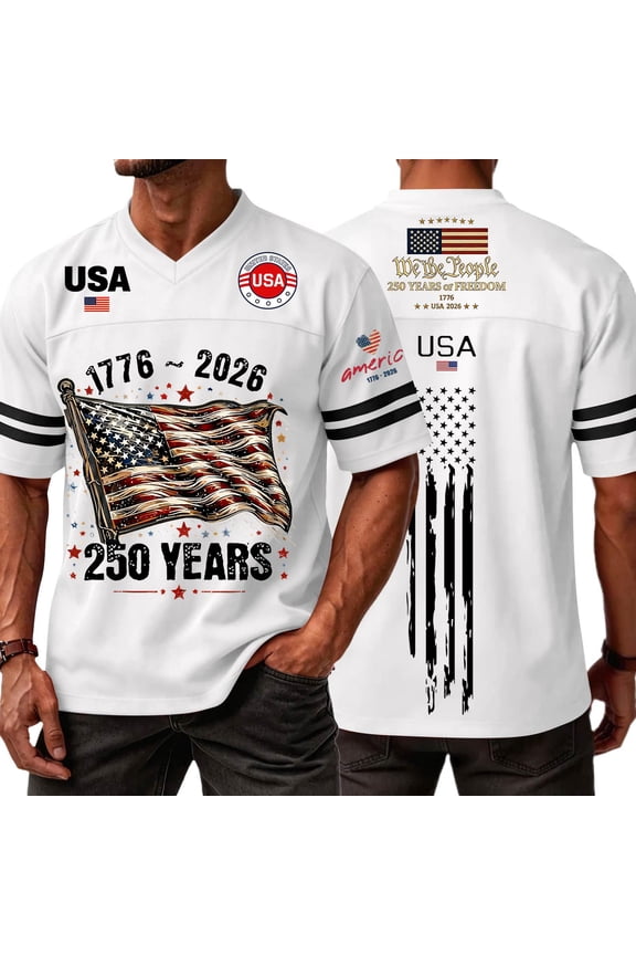 250th Anniversary Usa Graphic Tees Men Short Sleeve Crew Neck United States 250th Anniversary Shirts Usa Flag Red White Blue Vintage Patriotic Shirt White XL