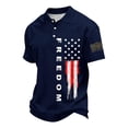 thumbnail image 1 of Evdexr Men's 250th Anniversary Usa Polo Shirts 1776 2026 Short Sleeve Shirts Patriotic Button Down Stars and Stripes Tops 4th Of July Big and Tall Golf T Shirts Navy 2XL, 1 of 4