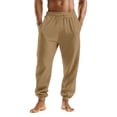 thumbnail image 1 of Evdexr Men's Baggy Sweatpants Drawstring Tapered Joggers 2026 Loose Fit Lounge Outdoor Pants Breathable Wide Leg Back To School Slacks with Pockets XL, 1 of 7