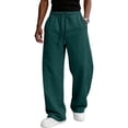 thumbnail image 1 of Evdexr Mens Baggy Sweatpants Drawstring Wide Leg Joggers 2026 High Waist Athletic Outdoor Slacks Open Bottom Elastic Casual Pants with Pockets XL, 1 of 7