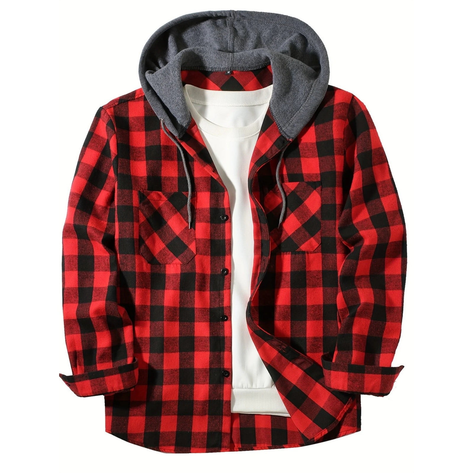 mens insulated plaid jacket