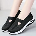 thumbnail image 1 of Evdexr Orthopedic Shoes for Women Breathable Slip on Sneakers Non-Slip Knitted Woven Shoes Sole Mesh Anti-Skid Casual Sports Loafers Black 8, 1 of 7
