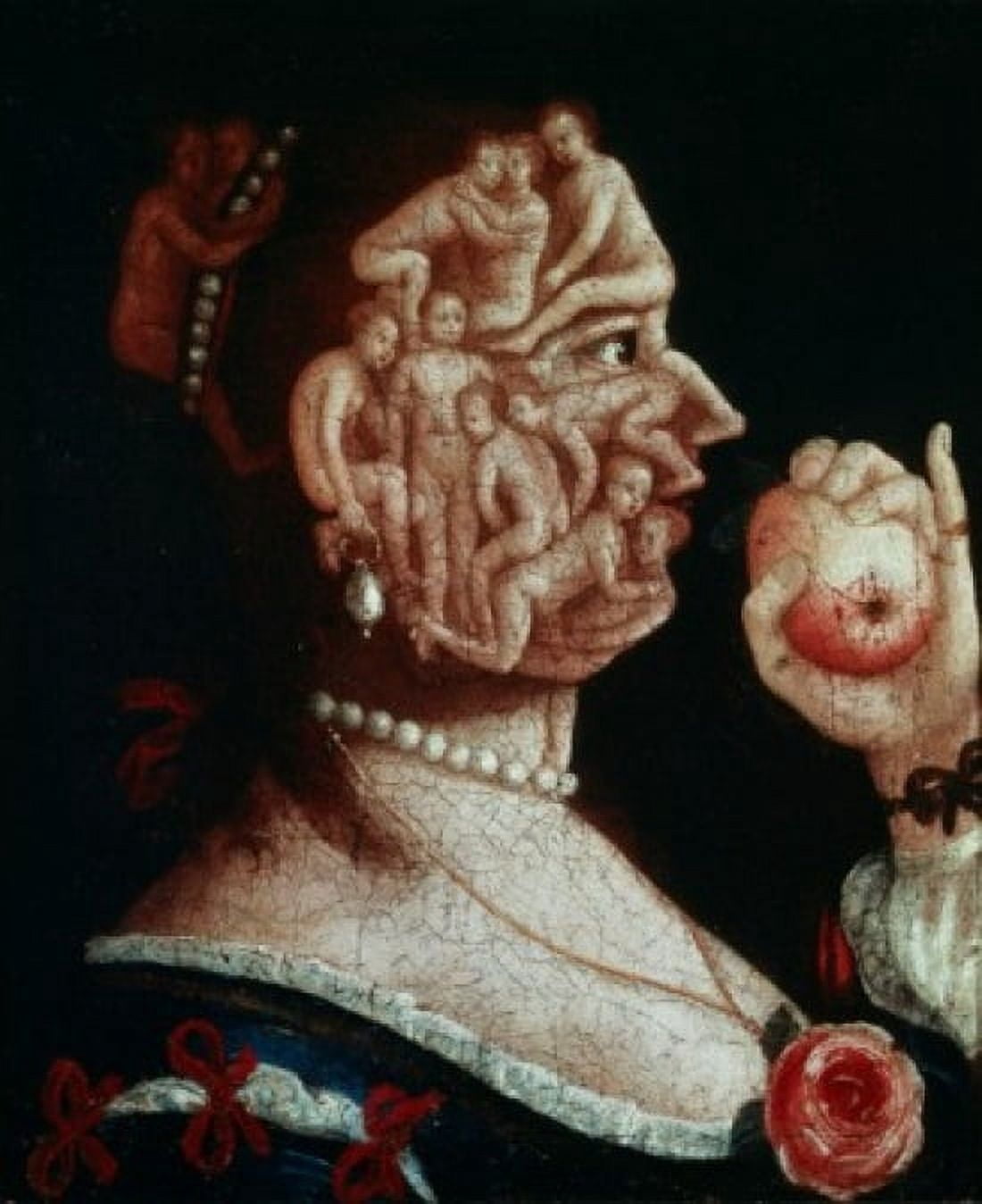 Eve 16th C Giuseppe Arcimboldi (1527-1593Italian) Dreyfus Bank Collection Basel Switzerland Canvas Art - Giuseppe Arcimboldi (24 x 36)