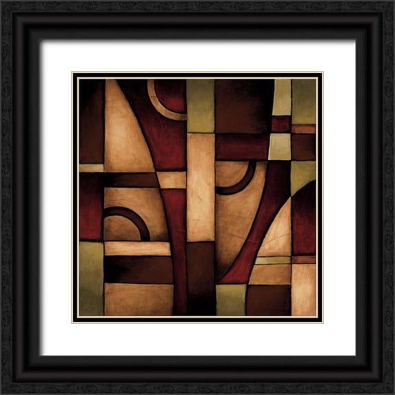 Eve 20x20 Black Ornate Wood Framed with Double Matting Museum Art Print Titled - Connections II