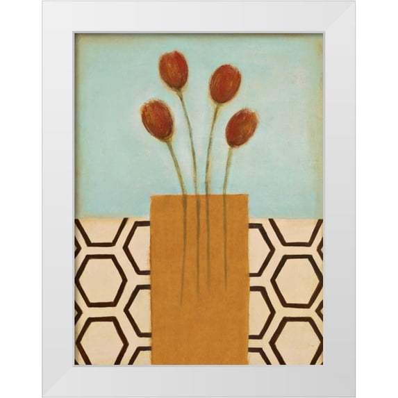 Eve 25x32 White Modern Wood Framed Museum Art Print Titled - Sweet as Honey II