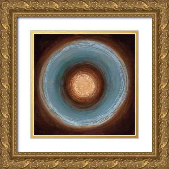 Eve 26x26 Gold Ornate Wood Framed with Double Matting Museum Art Print Titled - Precision