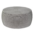 thumbnail image 1 of Eve 32" Coffee Table | Silver Metallic Beads Studded Pattern | Nickel Coated Iron Frame, 1 of 3