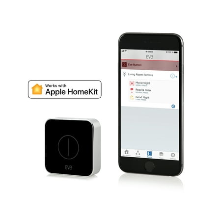 Eve Button Connected Home Remote Black - Black