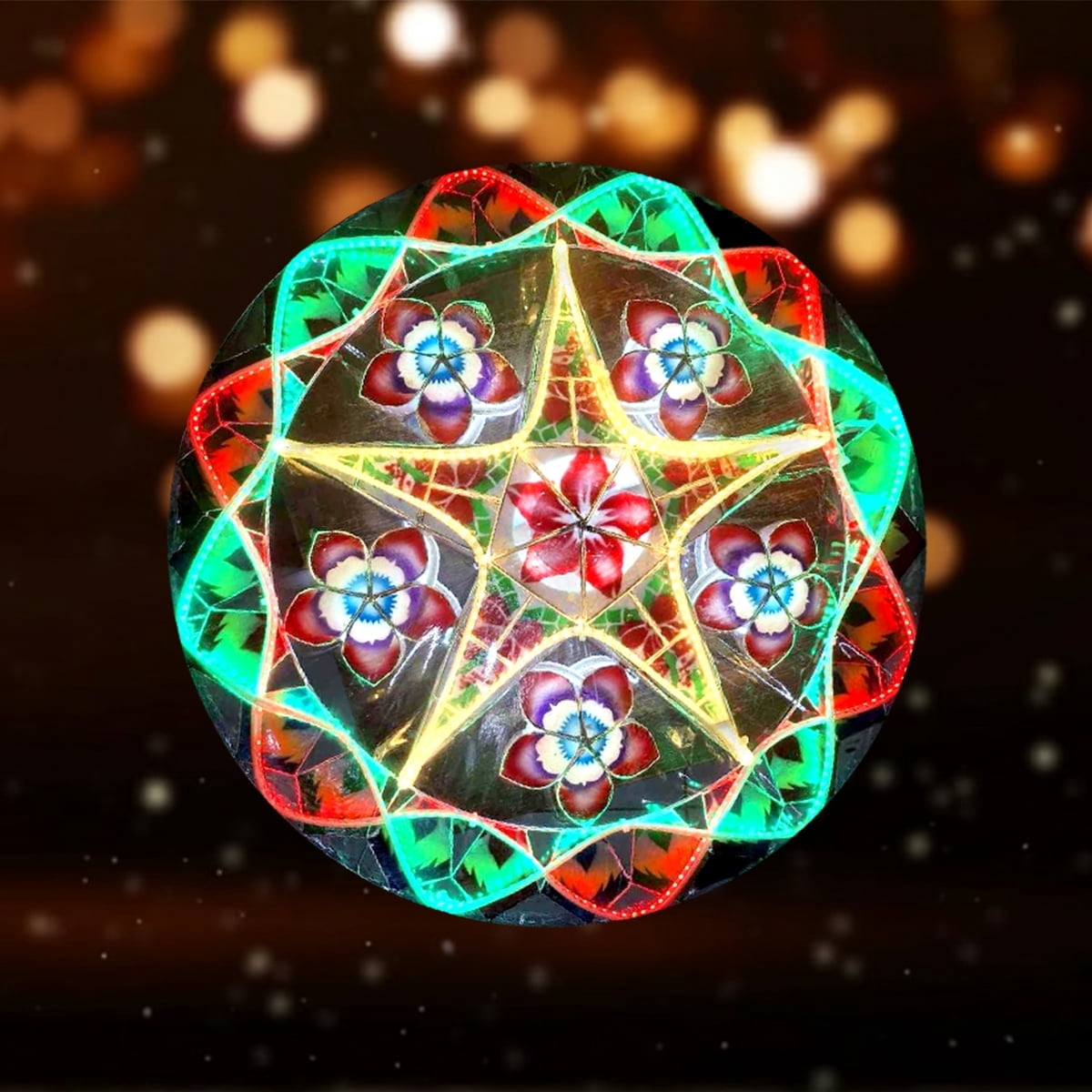 Eve Capiz na Parol, Christmas Lantern LED 24 inches - Walmart.com