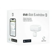 Eve Door & Window Matter   Smart contact sensor for doors & windows, open/closed state, automatic control of accessories, notifications, Thread