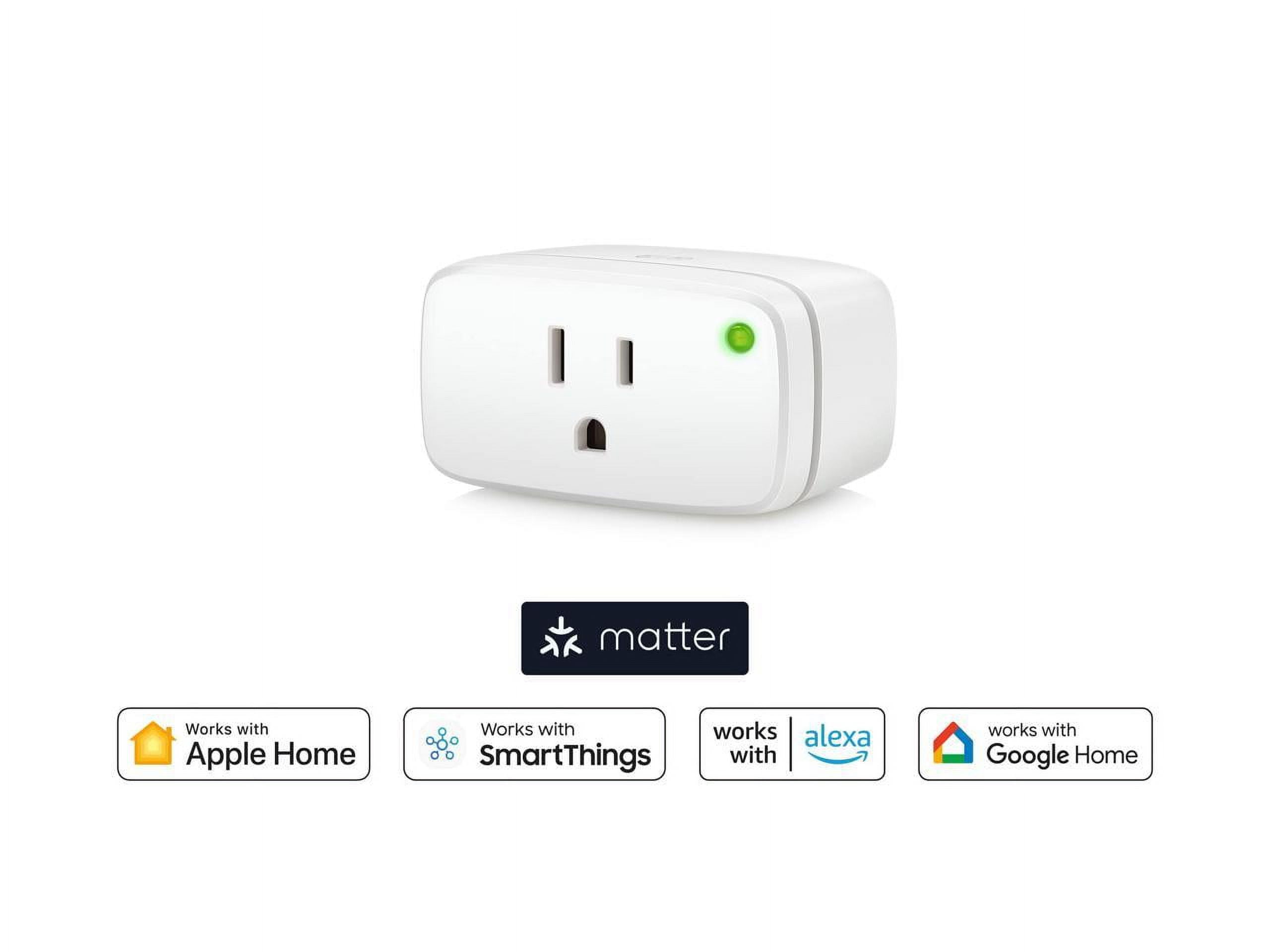 Eve Energy White Smart Plug 2-Pack with Matter Technology