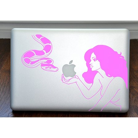 Eve Fall From Grace Soft Pink Decal for 13" Macbook