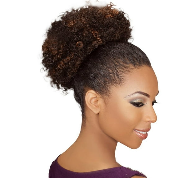 Eve Hair Extension Drawstring Curly Bun FHP 309, Color F427