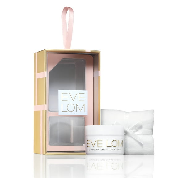 Eve Lom Iconic Cleanser and Muslin Cloth Ornament Holiday 2023, 0.67 oz