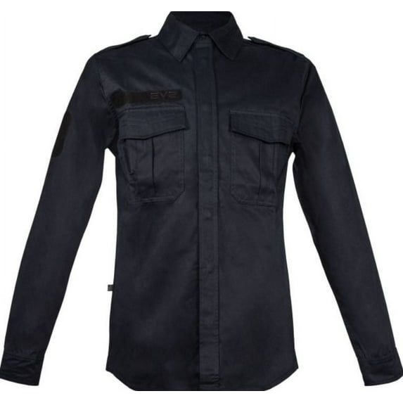 Eve Online by Musterbrand Men's Twill Snap Shirt, Black, XXXL