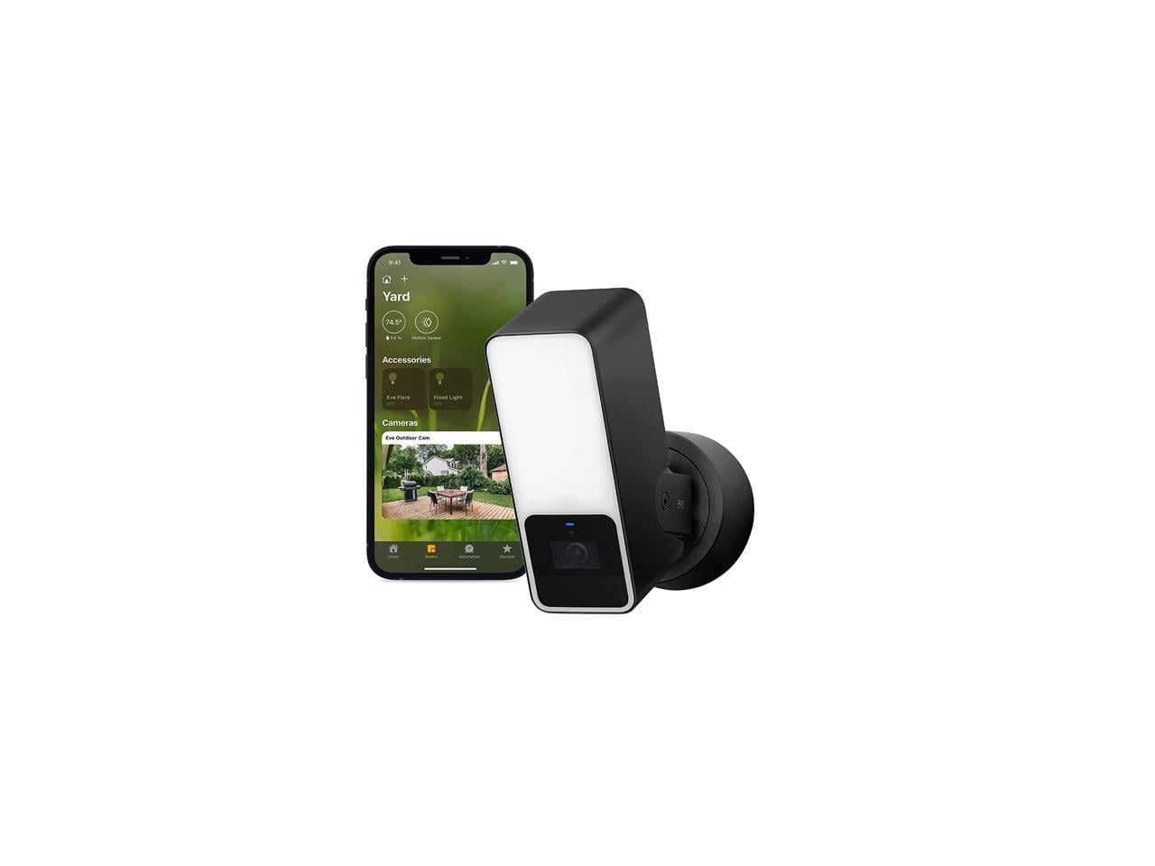 Eve Outdoor Cam - Secure floodlight camera with Apple HomeKit Secure Video technology