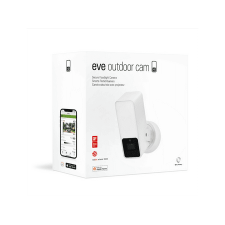 Eve - Outdoor Security Camera with Floodlight - White