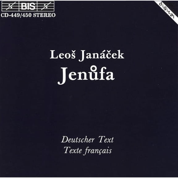 Eve Queler - Jenufa Complete Opera Sung in Czech - Music & Performance - CD