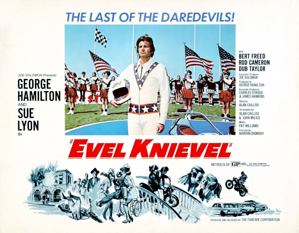 Evel Knievel Canvas Art - (28 x 22)