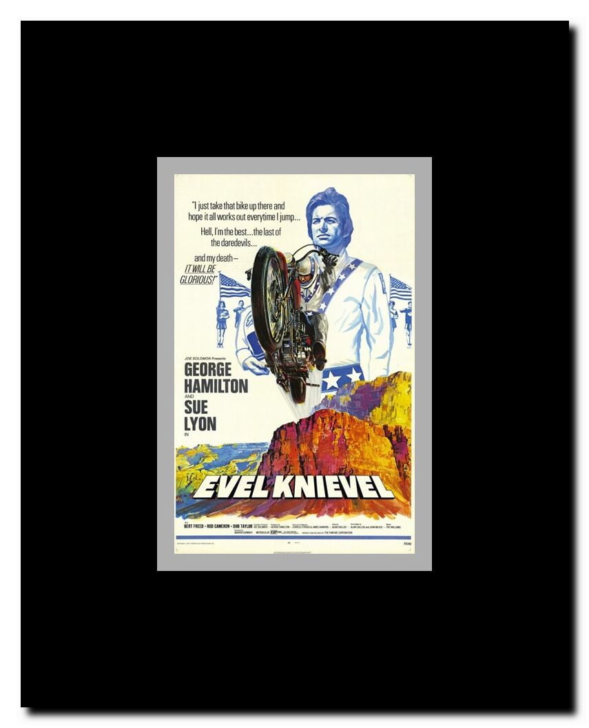Evel Knievel Framed Movie Poster