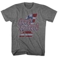 thumbnail image 1 of Evel Knievel Logo Graphite Heather T-Shirt, 1 of 2