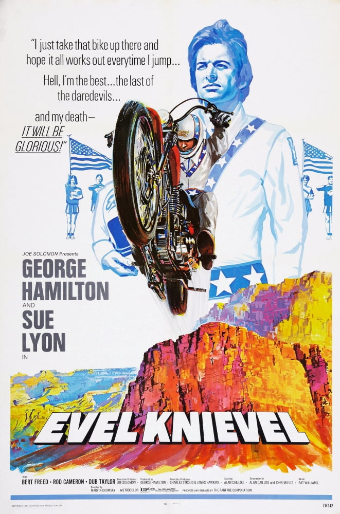 Evel Knievel U Canvas Art - (11 x 17)