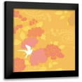 thumbnail image 1 of Evelia Designs 15x15 Black Modern Framed Museum Art Print Titled - Mays Roses II, 1 of 5