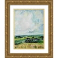 thumbnail image 1 of Evelia Designs 25x32 Gold Ornate Wood Framed with Double Matting Museum Art Print Titled - Mount Jeez Overlook II, 1 of 4