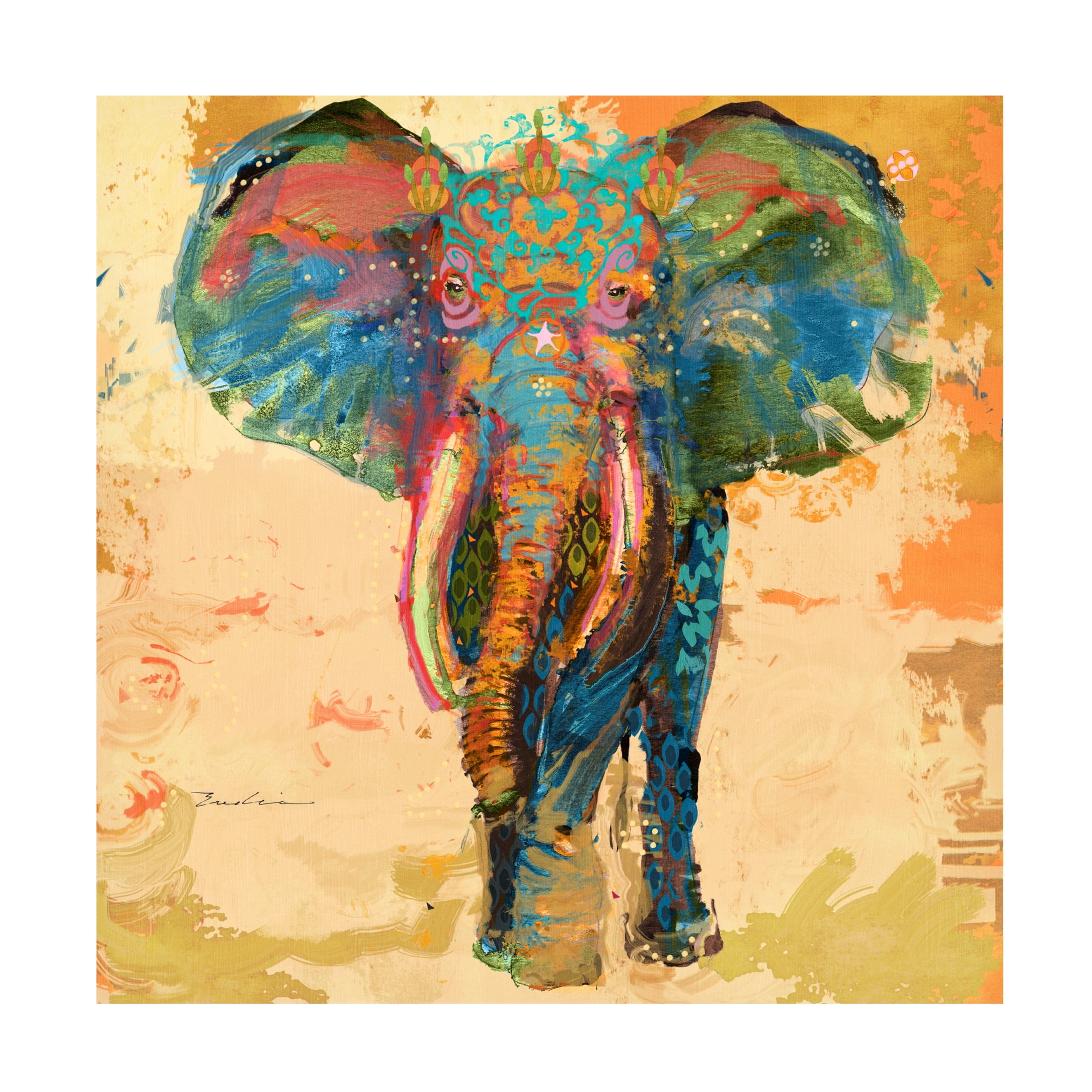 Evelia Designs 'Animal Utopia III' Canvas Art