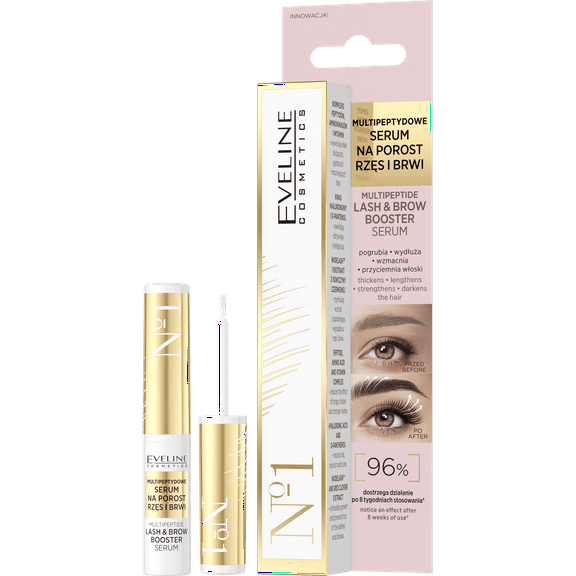 Eveline Cosmetics Multipeptide Lash & Brow Booster Serum (4 ml)