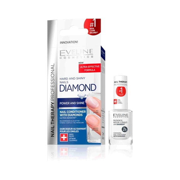 Eveline Cosmetics Nail Therapy Diamond Hard and Shiny Nails
