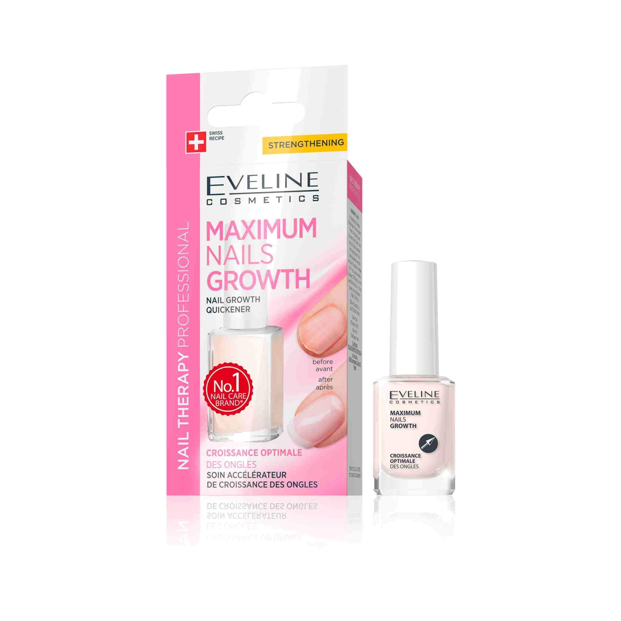 Eveline Cosmetics 8 In 1 Total Action Intensive Growth Strengthening Nail  Hardener Serum Silver Shine | 12ml | Repair Treatment For Broken And  Brittle Nails | Easy Application : Amazon.nl: Beauty