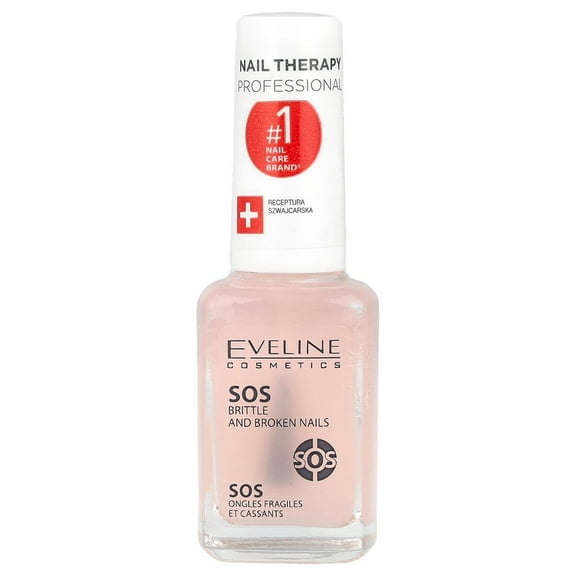 Eveline Cosmetics SOS Brittle & Broken Nails, 0.42 fl oz (12 ml)