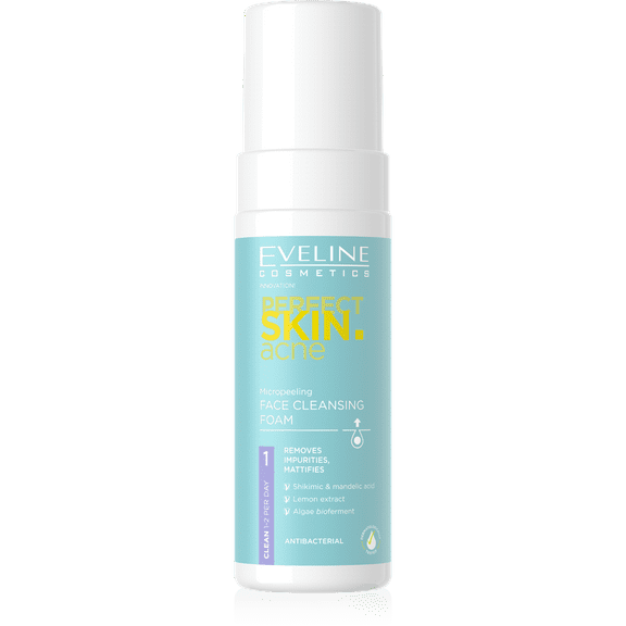 Eveline Cosmetics Perfect Skin Acne Micro-Peeling Face Cleansing Foam