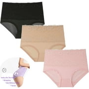 Evella Leak Proof Panties, Evella Leakproof Underwear,Ladies Underwear With Incontinence Comfortable for Women 55+ (3Pcs-C, X-Large)