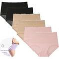 thumbnail image 1 of Evella Leak Proof Panties, Evella Leakproof Underwear,Ladies Underwear With Incontinence Comfortable for Women 55+ (6Pcs-A, XX-Large), 1 of 9