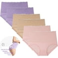 thumbnail image 1 of Evella Leak Proof Panties, Evella Leakproof Underwear,Ladies Underwear With Incontinence Comfortable for Women 55+ (6Pcs-B, 6X-Large), 1 of 9