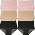 thumbnail image 1 of Evella Leak Proof Panties Leakproof Underwear for Women High Waisted Panties for Over 55#s with Incontinence Plus Size, 1 of 8