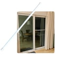 thumbnail image 1 of Evelots Adjustable Security Bar for Patio Door, Heavy Duty Sliding Glass Door, Porch, Window Lock Guard, Rubber Ends for Friction, White, 29.25 Inches to 53 Inches Door Jam, 1 of 7